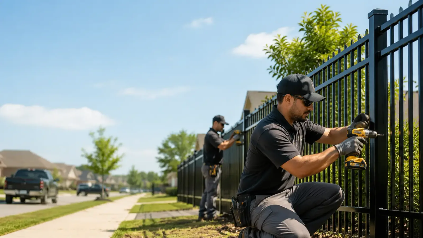 Metal Fence Installation in Withams, VA